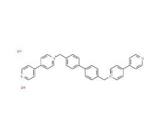1,1&prime;-[Biphenyl-4,4&prime;-diylbis(methylene)]bis(4,4&prime;-bipyridinium) Dibromide - chemical structure image