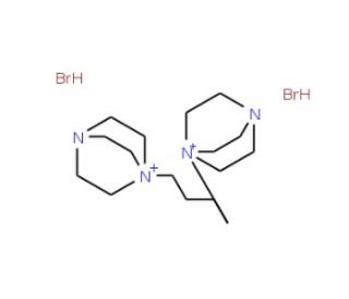 1,1&prime;-(Butane-1,4-diyl)bis[4-aza-1-azoniabicyclo[2.2.2]octane] Dibromide (CAS 94630-50-9) - chemical structure image