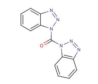 1,1′-Carbonylbisbenzotriazole (CAS 68985-05-7) - chemical structure image
