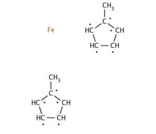 1,1&prime;-Dimethylferrocene (CAS 1291-47-0) - chemical structure image