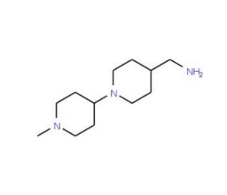 1-(1&prime;-Methyl-1,4&prime;-bipiperidin-4-yl)methanamine - chemical structure image
