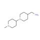 1-(1′-Methyl-1,4′-bipiperidin-4-yl)methanamine - chemical structure image