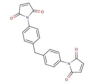 1,1&prime;-(Methylenedi-4,1-phenylene)bismaleimide (CAS 13676-54-5) - chemical structure image