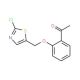 1-{2-[(2-Chloro-1,3-thiazol-5-yl)methoxy]phenyl}-1-ethanone - chemical structure image