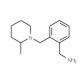 1-{2-[(2-methylpiperidin-1-yl)methyl]phenyl}methanamine - chemical structure image