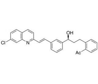 1-[2-[(3S)-3-[3-[(1E)-2-(7-Chloro-2-quinolinyl)ethenyl]phenyl]-3-hydroxypropyl]phenyl]acetate (CAS 184764-13-4) - chemical st