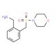 1-{2-[(morpholin-4-ylsulfonyl)methyl]phenyl}methanamine (CAS 923213-31-4) - chemical structure image