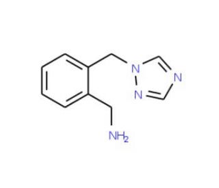 1-[2-(1H-1,2,4-triazol-1-ylmethyl)phenyl]methanamine - chemical structure image