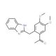 1-[2-(1H-Benzimidazol-2-ylmethyl)-4,5-dimethoxyphenyl]ethanone - chemical structure image