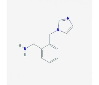 1-[2-(1H-imidazol-1-ylmethyl)phenyl]methanamine - chemical structure image