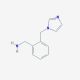 1-[2-(1H-imidazol-1-ylmethyl)phenyl]methanamine - chemical structure image