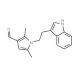 1-[2-(1H-Indol-3-yl)-ethyl]-2,5-dimethyl-1H-pyrrole-3-carbaldehyde (CAS 119636-71-4) - chemical structure image