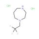 1-(2,2,2-trifluoroethyl)-1,4-diazepane dihydrochloride - chemical structure image