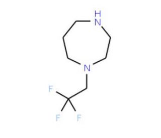 1-(2,2,2-trifluoroethyl)-1,4-diazepane - chemical structure image