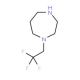 1-(2,2,2-trifluoroethyl)-1,4-diazepane - chemical structure image