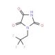 1-(2,2,2-trifluoroethyl)imidazolidine-2,4,5-trione - chemical structure image