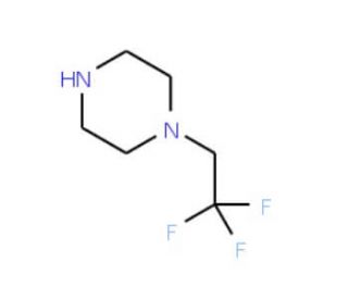 1-(2,2,2-trifluoroethyl)piperazine (CAS 13349-90-1) - chemical structure image