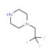 1-(2,2,2-trifluoroethyl)piperazine (CAS 13349-90-1) - chemical structure image