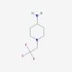1-(2,2,2-trifluoroethyl)piperidin-4-amine (CAS 187217-99-8) - chemical structure image