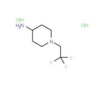 1-(2,2,2-trifluoroethyl)piperidin-4-amine dihydrochloride - chemical structure image