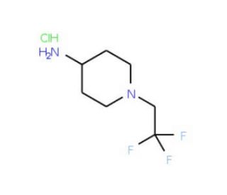 1-(2,2,2-trifluoroethyl)piperidin-4-amine hydrochloride - chemical structure image