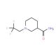 1-(2,2,2-trifluoroethyl)piperidine-3-carboxamide - chemical structure image