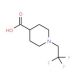 1-(2,2,2-trifluoroethyl)piperidine-4-carboxylic acid - chemical structure image