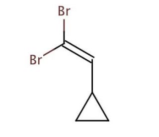 1-(2,2-Dibromoethenyl)cyclopropane (CAS 122244-78-4) - chemical structure image