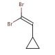 1-(2,2-Dibromoethenyl)cyclopropane (CAS 122244-78-4) - chemical structure image