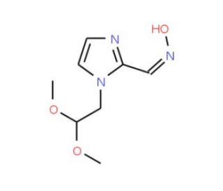 1-(2,2-dimethoxyethyl)-1H-imidazole-2-carbaldehyde oxime - chemical structure image