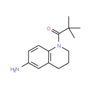 1-(2,2-dimethylpropanoyl)-1,2,3,4-tetrahydroquinolin-6-amine - chemical structure image