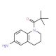 1-(2,2-dimethylpropanoyl)-1,2,3,4-tetrahydroquinolin-6-amine - chemical structure image