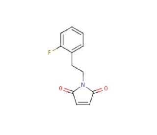 1-[2-(2-fluorophenyl)ethyl]-2,5-dihydro-1H-pyrrole-2,5-dione - chemical structure image