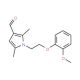 1-[2-(2-Methoxy-phenoxy)-ethyl]-2,5-dimethyl-1H-pyrrole-3-carbaldehyde - chemical structure image