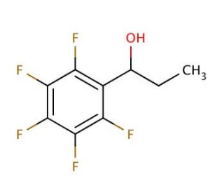 1-(2,3,4,5,6-Pentafluorophenyl)-1-propanol (CAS 25622-74-6) - chemical structure image