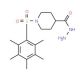 1-(2,3,4,5,6-Pentamethylphenylsulfonyl)piperidine-4-carbohydrazide - chemical structure image