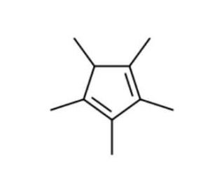 1,2,3,4,5-Pentamethylcyclopentadiene (CAS 4045-44-7) - chemical structure image