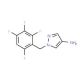 1-(2,3,4,6-Tetrafluoro-benzyl)-1H-pyrazol-4-ylamine - chemical structure image