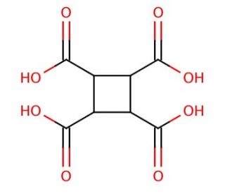 1,2,3,4-Cyclobutanetetracarboxylic acid (CAS 53159-92-5) - chemical structure image