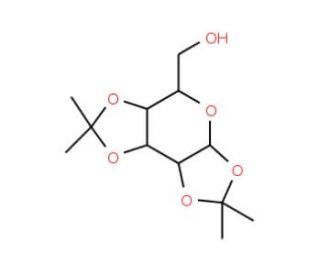 1,2:3,4-Di-O-isopropylidene-&alpha;-D-galacto-hexadialdo-1,5-pyranose (CAS 4933-77-1) - chemical structure image