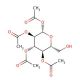 1,2,3,4-Tetra-O-acetyl-β-D-glucopyranose (CAS 13100-46-4) - chemical structure image