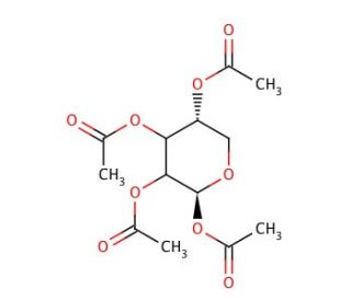 1,2,3,4-Tetra-O-acetyl-D-xylopyranose (CAS 62446-93-9) - chemical structure image