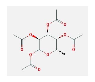 1,2,3,4-Tetra-O-acetyl-L-fucopyranose (CAS 24332-95-4) - chemical structure image