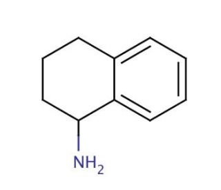 1,2,3,4-Tetrahydro-1-naphthylamine (CAS 2217-40-5) - chemical structure image