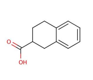 1,2,3,4-Tetrahydro-2-naphthoic acid (CAS 53440-12-3) - chemical structure image