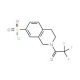 1,2,3,4-Tetrahydro-2-(trifluoroacetyl)isoquinoline-7-sulfonyl chloride (CAS 74291-57-9) - chemical structure image