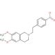 1,2,3,4-Tetrahydro-6,7-dimethoxy-2-[2-(4-nitrophenyl)ethyl]isoquinoline (CAS 82925-01-7) - chemical structure image