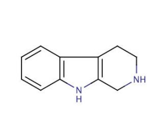 1,2,3,4-Tetrahydro-9H-pyrido[3,4-b]indole (CAS 16502-01-5) - chemical structure image