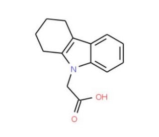 (1,2,3,4-Tetrahydro-carbazol-9-yl)-acetic acid - chemical structure image
