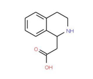 (1,2,3,4-Tetrahydro-isoquinolin-1-yl)-acetic acid (CAS 105400-81-5) - chemical structure image